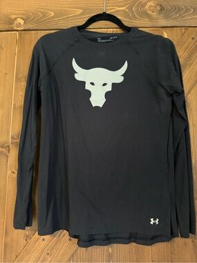 Under Armour Black Long-Sleeve Shirt, Project Rock